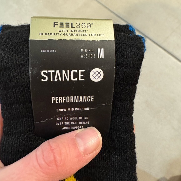 STANCE Performance SNOW Mid Cushion Wool Blend SOCKS - Picture 5 of 5